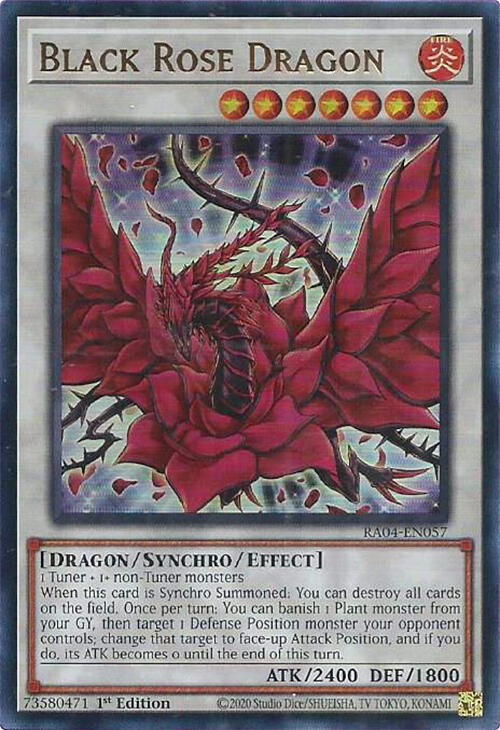 Black Rose Dragon [RA04-EN057] Ultra Rare | Exor Games Bridgewater