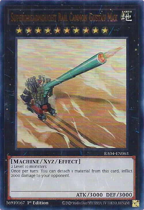 Superdreadnought Rail Cannon Gustav Max [RA04-EN063] Ultra Rare | Exor Games Bridgewater