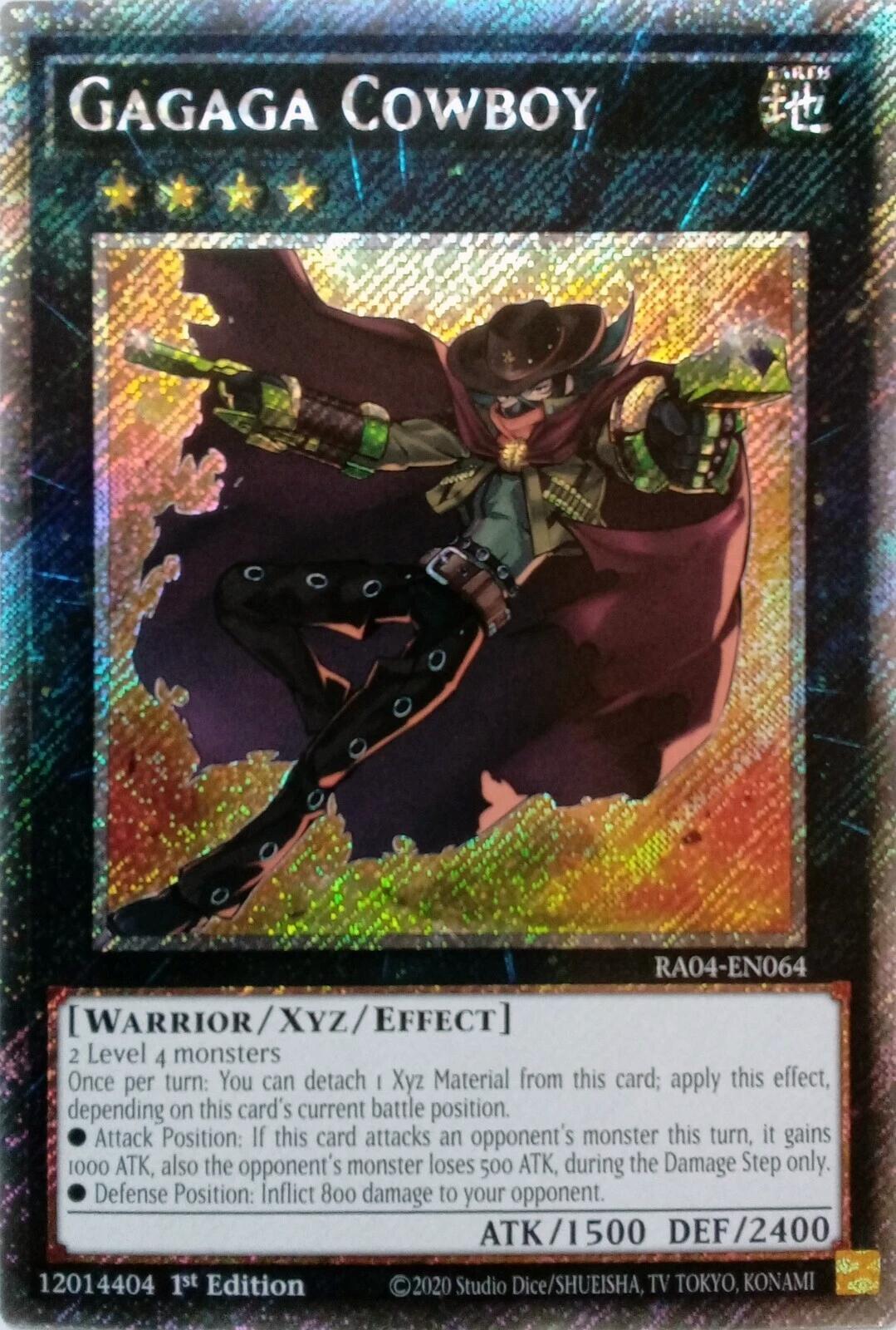 Gagaga Cowboy [RA04-EN064] Platinum Secret Rare | Exor Games Bridgewater