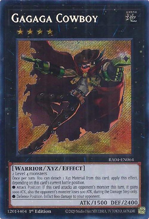 Gagaga Cowboy [RA04-EN064] Secret Rare | Exor Games Bridgewater