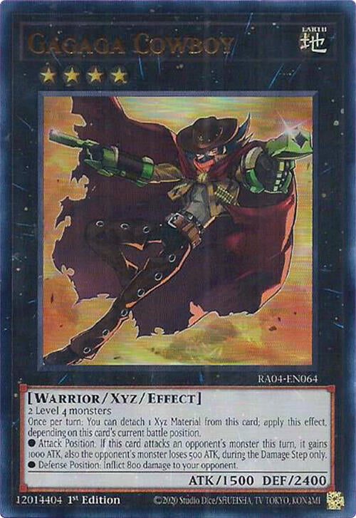 Gagaga Cowboy [RA04-EN064] Ultra Rare | Exor Games Bridgewater