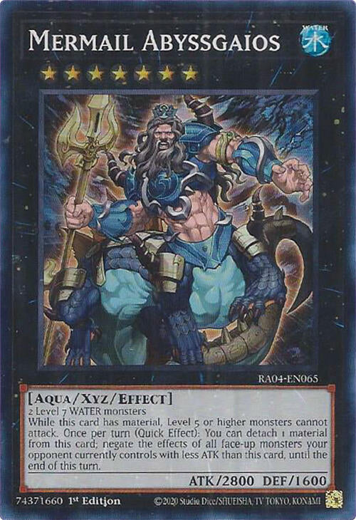 Mermail Abyssgaios [RA04-EN065] Super Rare | Exor Games Bridgewater