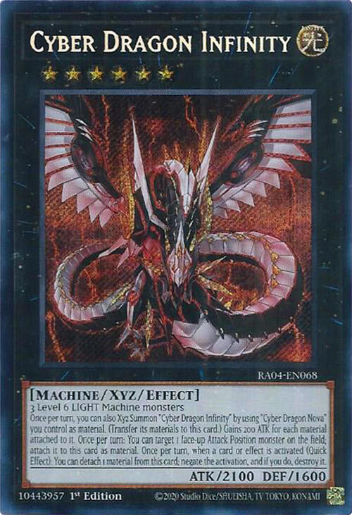Cyber Dragon Infinity [RA04-EN068] Secret Rare | Exor Games Bridgewater