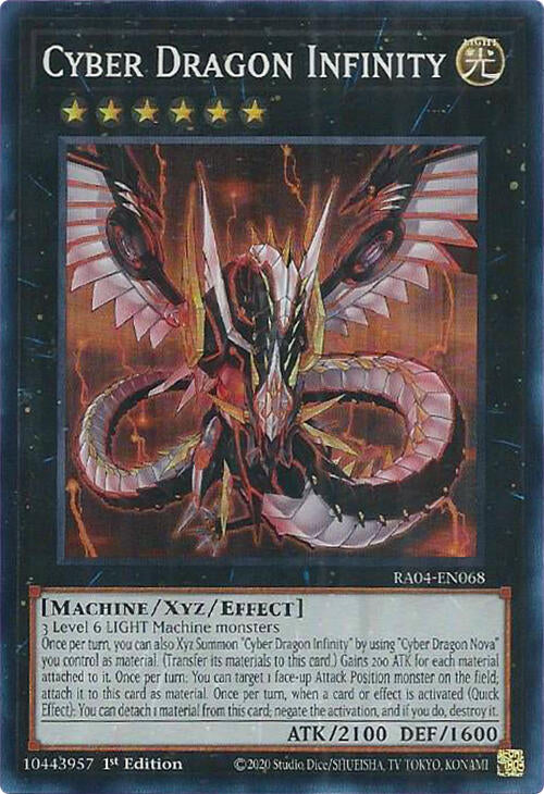 Cyber Dragon Infinity [RA04-EN068] Super Rare | Exor Games Bridgewater