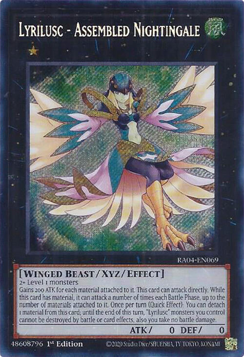 Lyrilusc - Assembled Nightingale [RA04-EN069] Secret Rare | Exor Games Bridgewater