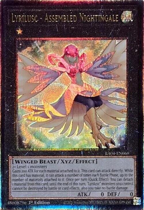 Lyrilusc - Assembled Nightingale [RA04-EN069] Prismatic Ultimate Rare | Exor Games Bridgewater