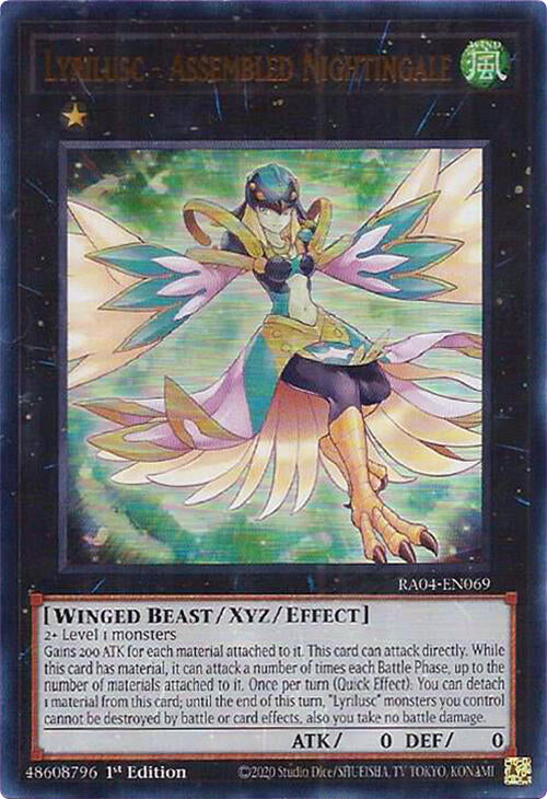 Lyrilusc - Assembled Nightingale [RA04-EN069] Ultra Rare | Exor Games Bridgewater