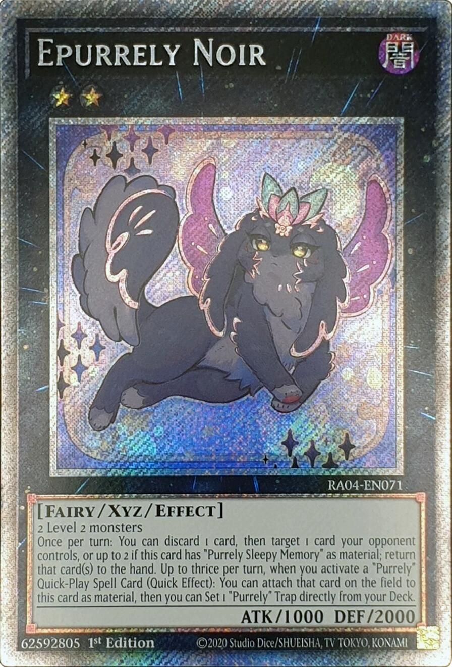 Epurrely Noir [RA04-EN071] Platinum Secret Rare | Exor Games Bridgewater