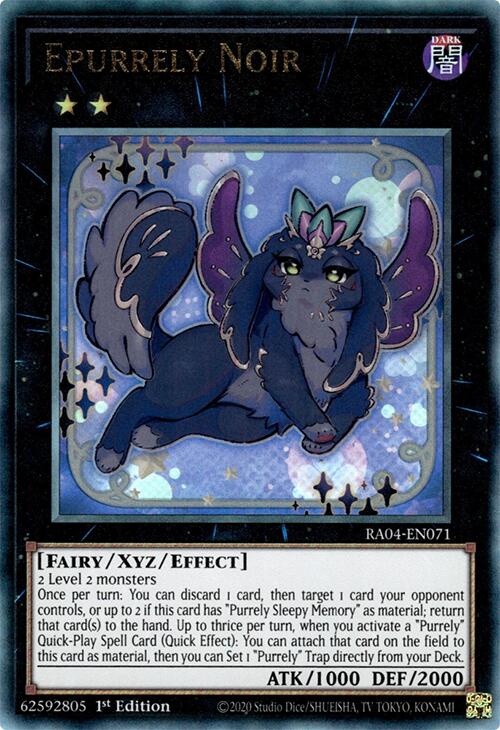 Epurrely Noir [RA04-EN071] Prismatic Ultimate Rare | Exor Games Bridgewater