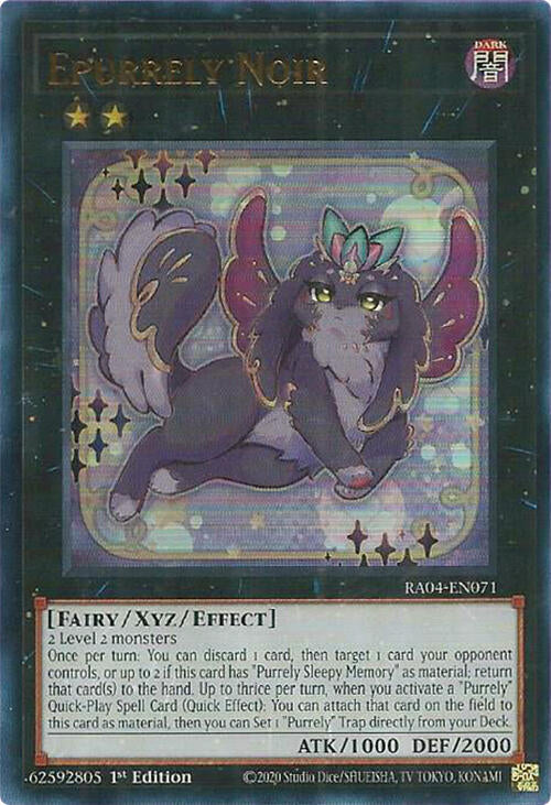 Epurrely Noir [RA04-EN071] Ultra Rare | Exor Games Bridgewater