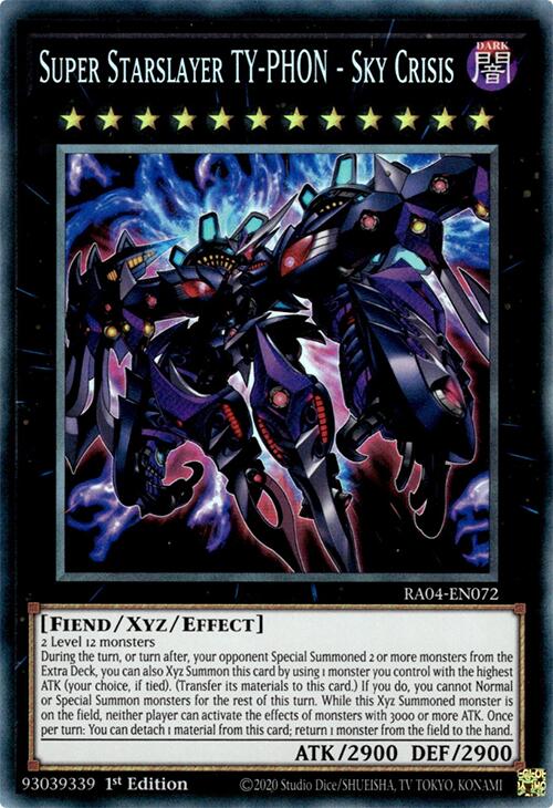 Super Starslayer TY-PHON - Sky Crisis [RA04-EN072] Prismatic Collector's Rare | Exor Games Bridgewater