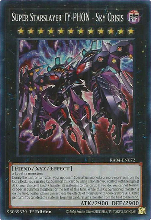 Super Starslayer TY-PHON - Sky Crisis [RA04-EN072] Super Rare | Exor Games Bridgewater