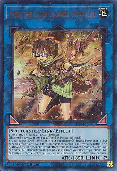 Aussa the Earth Charmer, Immovable [RA04-EN078] Ultra Rare | Exor Games Bridgewater