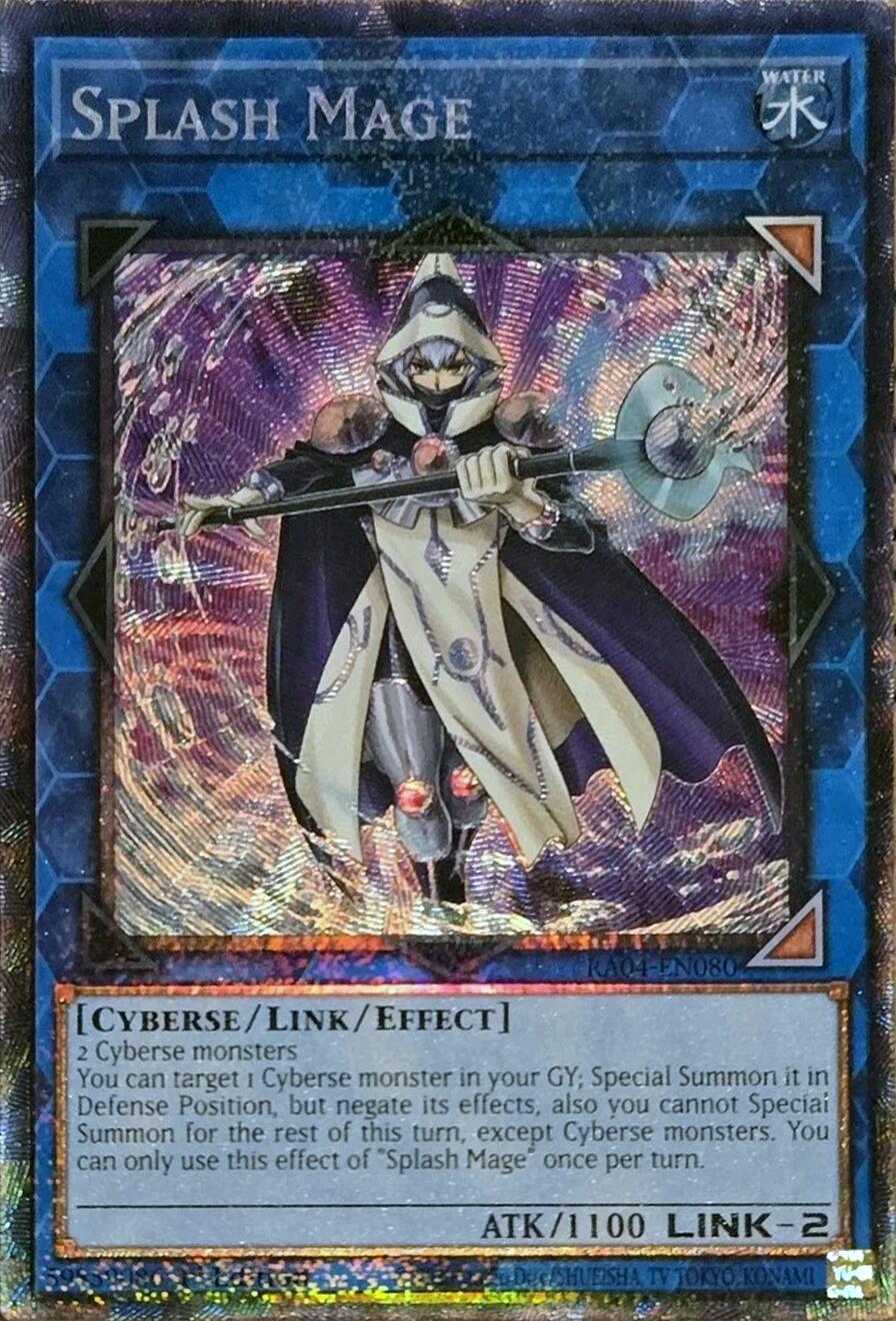 Splash Mage [RA04-EN080] Prismatic Collector's Rare | Exor Games Bridgewater