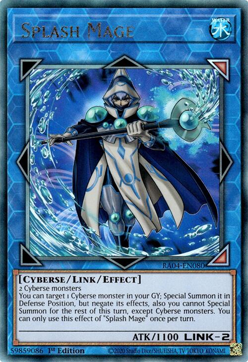 Splash Mage [RA04-EN080] Prismatic Ultimate Rare | Exor Games Bridgewater