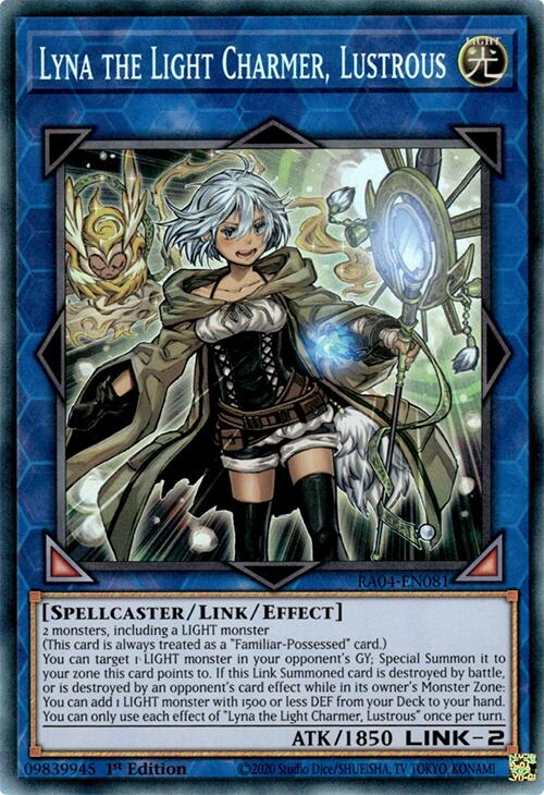 Lyna the Light Charmer, Lustrous [RA04-EN081] Prismatic Collector's Rare | Exor Games Bridgewater