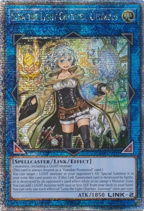 Lyna the Light Charmer, Lustrous [RA04-EN081] Quarter Century Secret Rare | Exor Games Bridgewater