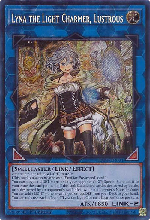 Lyna the Light Charmer, Lustrous [RA04-EN081] Secret Rare | Exor Games Bridgewater