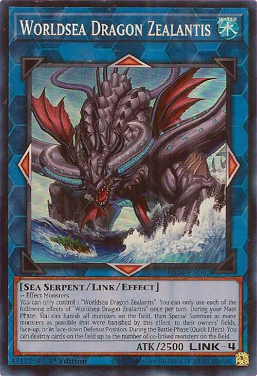 Worldsea Dragon Zealantis [RA04-EN082] Super Rare | Exor Games Bridgewater
