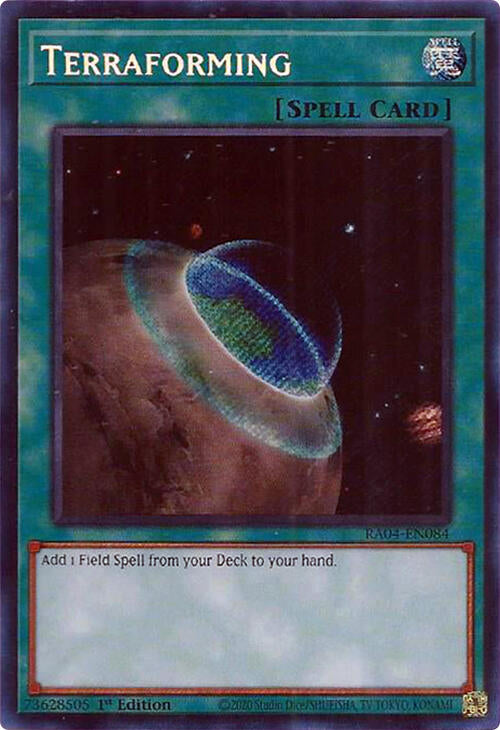 Terraforming [RA04-EN084] Secret Rare | Exor Games Bridgewater
