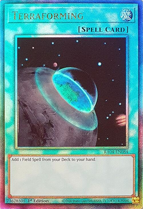 Terraforming [RA04-EN084] Prismatic Ultimate Rare | Exor Games Bridgewater
