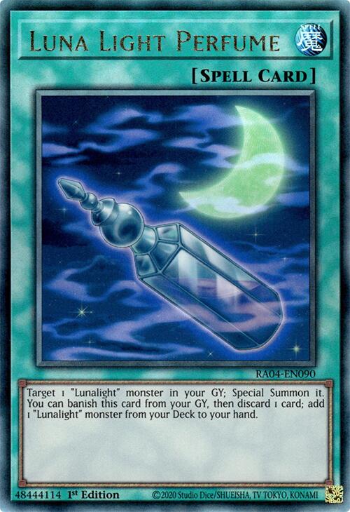 Luna Light Perfume [RA04-EN090] Prismatic Ultimate Rare | Exor Games Bridgewater