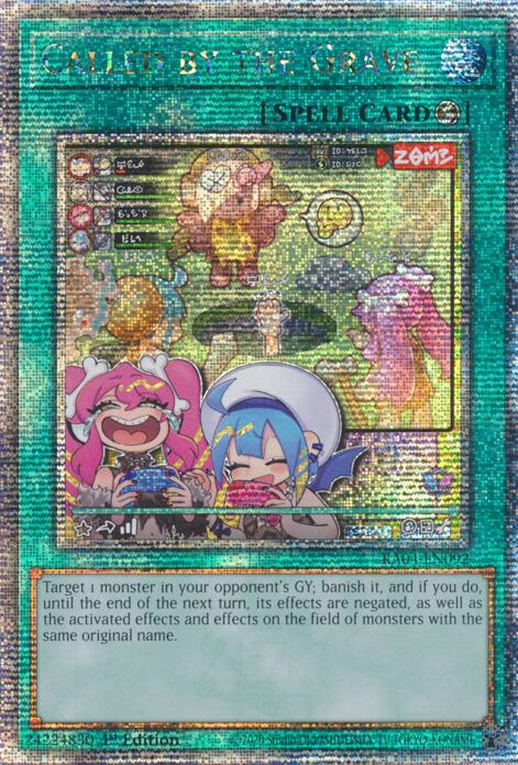 Called by the Grave (New Art) [RA04-EN092] Quarter Century Secret Rare | Exor Games Bridgewater