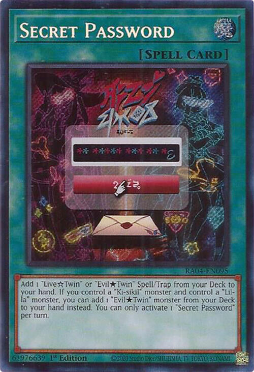 Secret Password [RA04-EN095] Secret Rare | Exor Games Bridgewater
