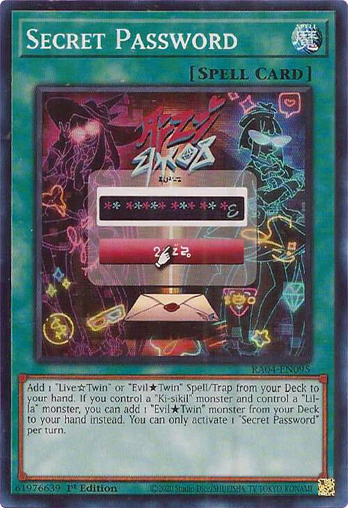 Secret Password [RA04-EN095] Super Rare | Exor Games Bridgewater