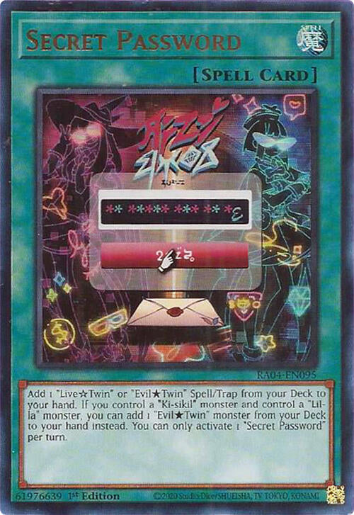 Secret Password [RA04-EN095] Ultra Rare | Exor Games Bridgewater