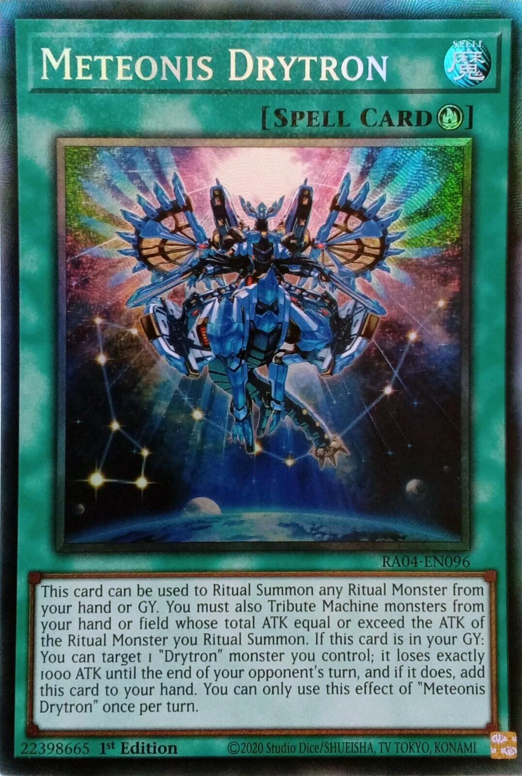 Meteonis Drytron [RA04-EN096] Prismatic Collector's Rare | Exor Games Bridgewater