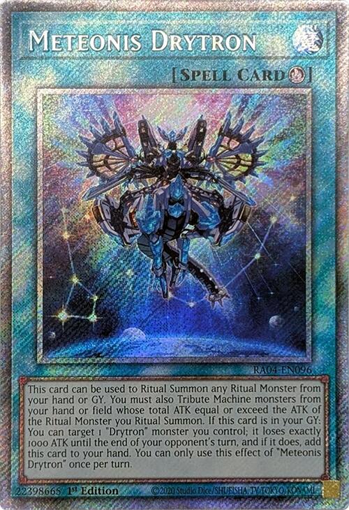 Meteonis Drytron [RA04-EN096] Platinum Secret Rare | Exor Games Bridgewater