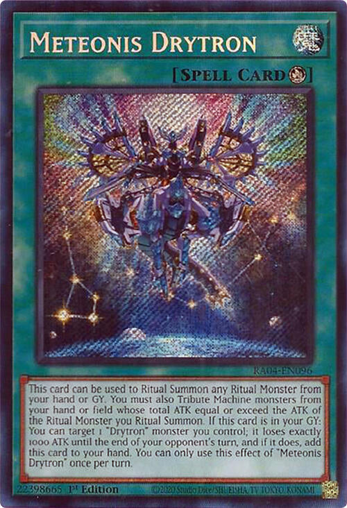 Meteonis Drytron [RA04-EN096] Secret Rare | Exor Games Bridgewater