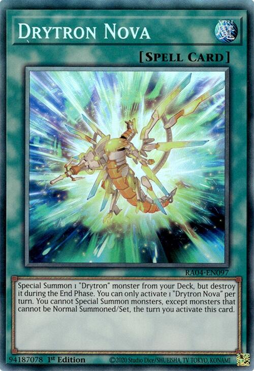 Drytron Nova [RA04-EN097] Prismatic Collector's Rare | Exor Games Bridgewater