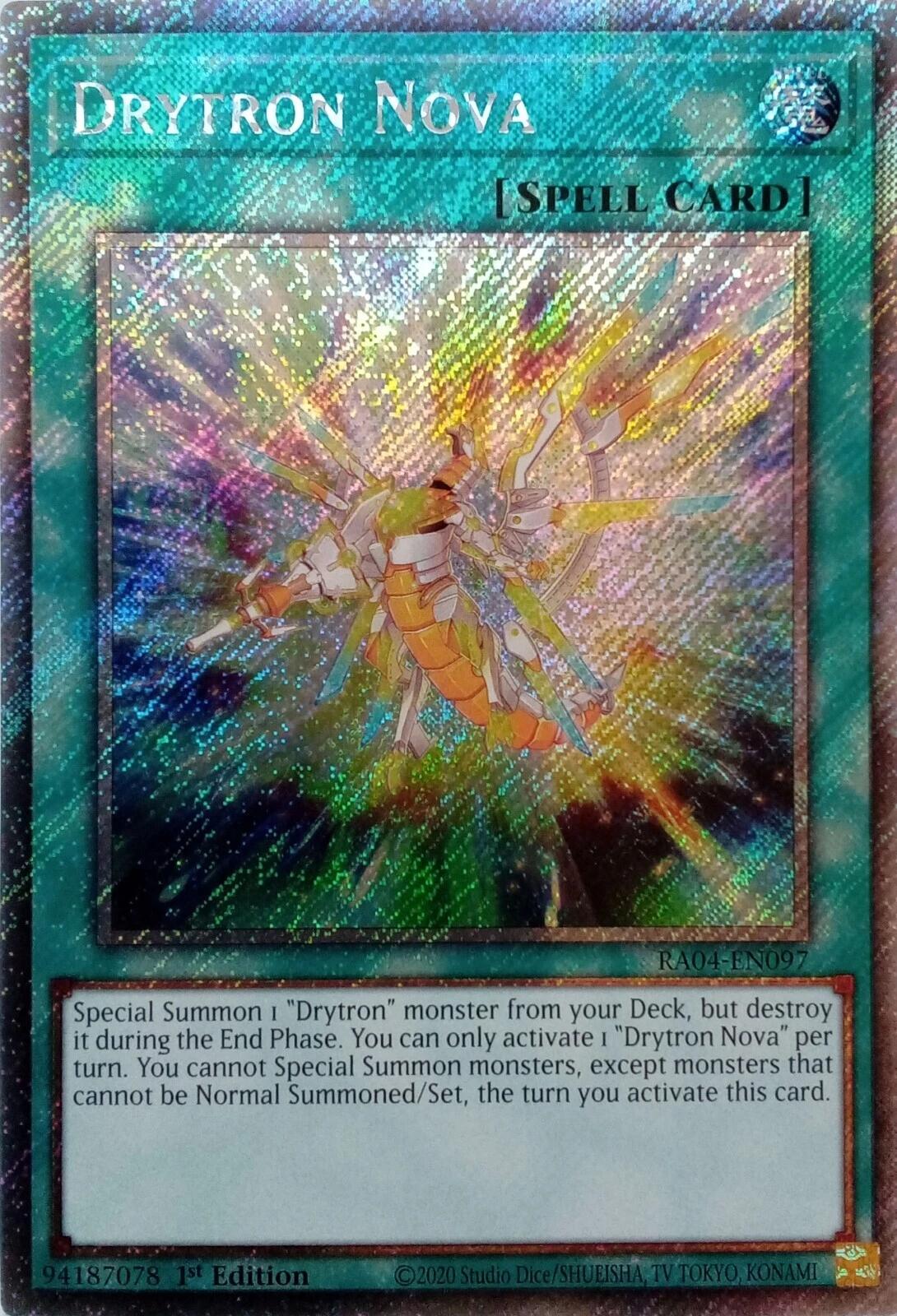 Drytron Nova [RA04-EN097] Platinum Secret Rare | Exor Games Bridgewater