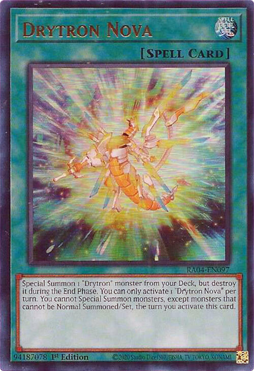 Drytron Nova [RA04-EN097] Ultra Rare | Exor Games Bridgewater