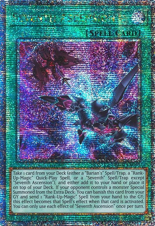 Seventh Ascension [RA04-EN098] Quarter Century Secret Rare | Exor Games Bridgewater