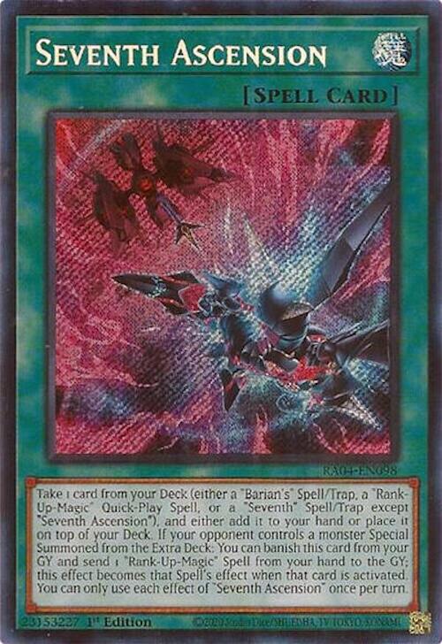 Seventh Ascension [RA04-EN098] Secret Rare | Exor Games Bridgewater