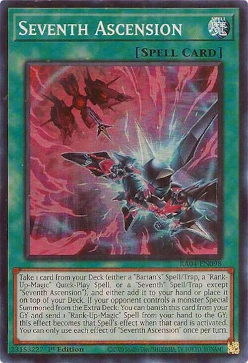Seventh Ascension [RA04-EN098] Super Rare | Exor Games Bridgewater