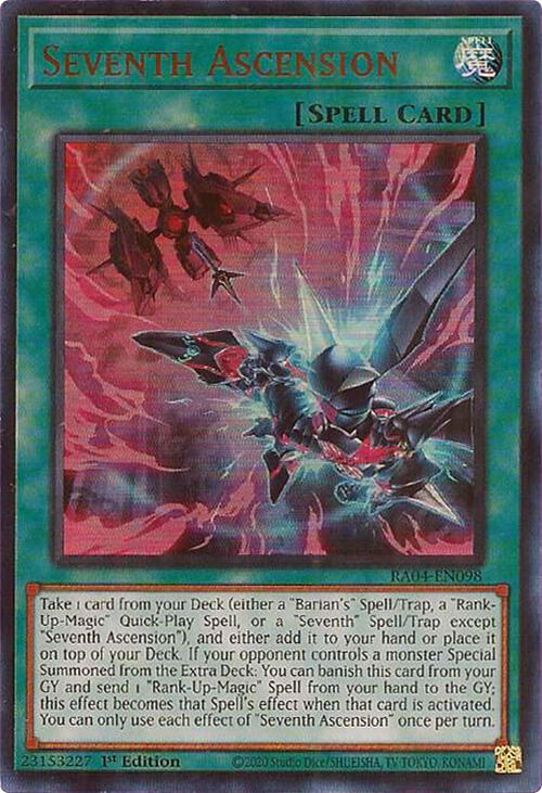 Seventh Ascension [RA04-EN098] Ultra Rare | Exor Games Bridgewater