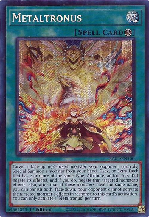 Metaltronus [RA04-EN100] Secret Rare | Exor Games Bridgewater