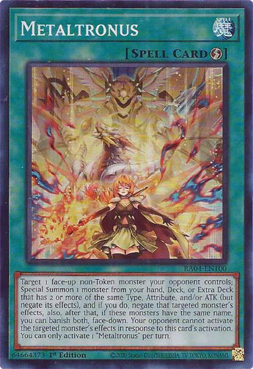 Metaltronus [RA04-EN100] Super Rare | Exor Games Bridgewater