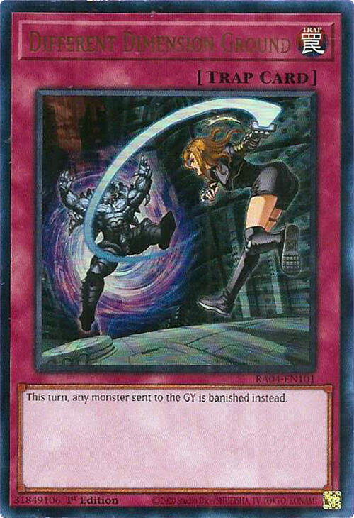 Different Dimension Ground [RA04-EN101] Ultra Rare | Exor Games Bridgewater