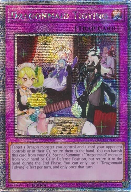 Dragonmaid Tidying [RA04-EN102] Quarter Century Secret Rare | Exor Games Bridgewater