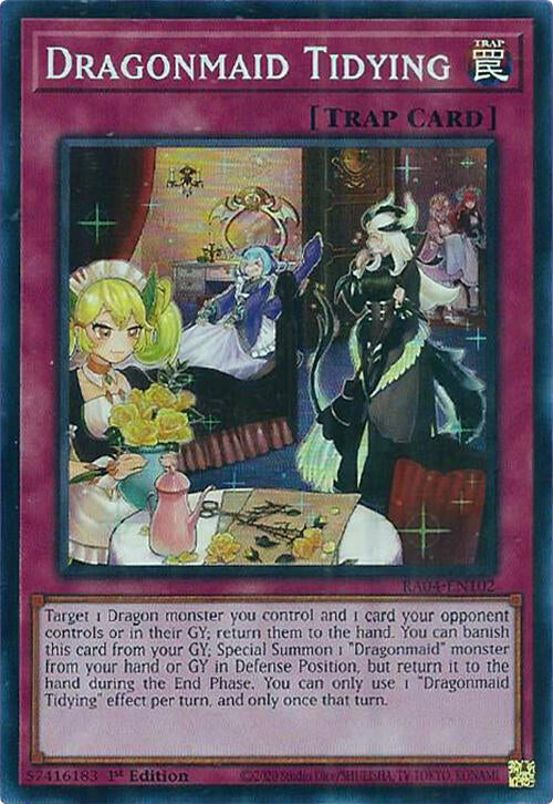 Dragonmaid Tidying [RA04-EN102] Super Rare | Exor Games Bridgewater