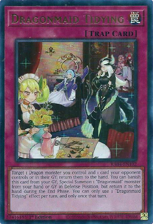 Dragonmaid Tidying [RA04-EN102] Ultra Rare | Exor Games Bridgewater