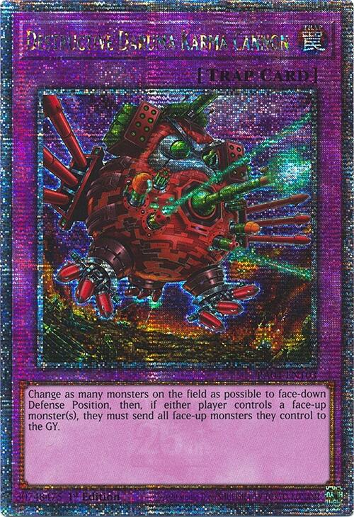 Destructive Daruma Karma Cannon [RA04-EN103] Quarter Century Secret Rare | Exor Games Bridgewater