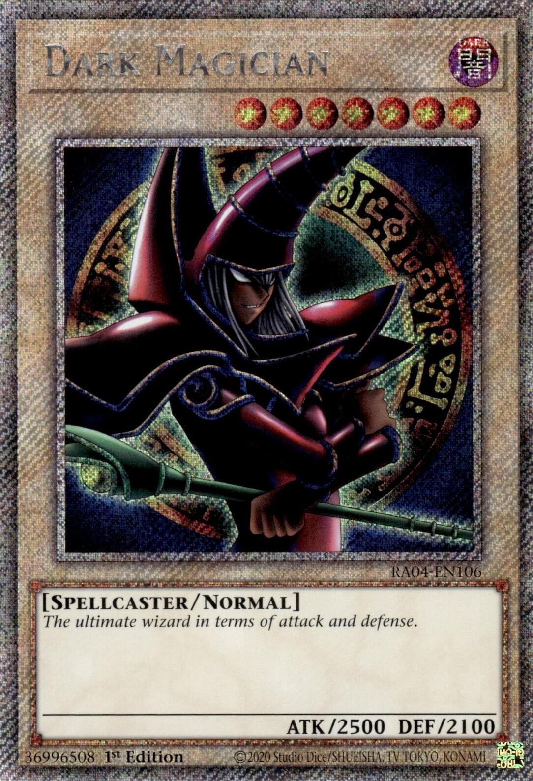 Dark Magician (Arkana) [RA04-EN106] Platinum Secret Rare | Exor Games Bridgewater