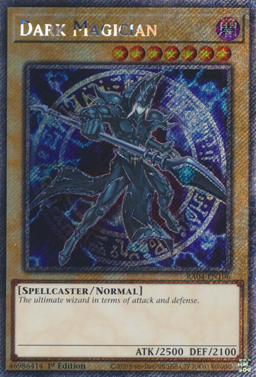 Dark Magician (7th Art) [RA04-EN106] Platinum Secret Rare | Exor Games Bridgewater