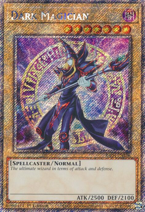 Dark Magician (8th Art) [RA04-EN106] Platinum Secret Rare | Exor Games Bridgewater